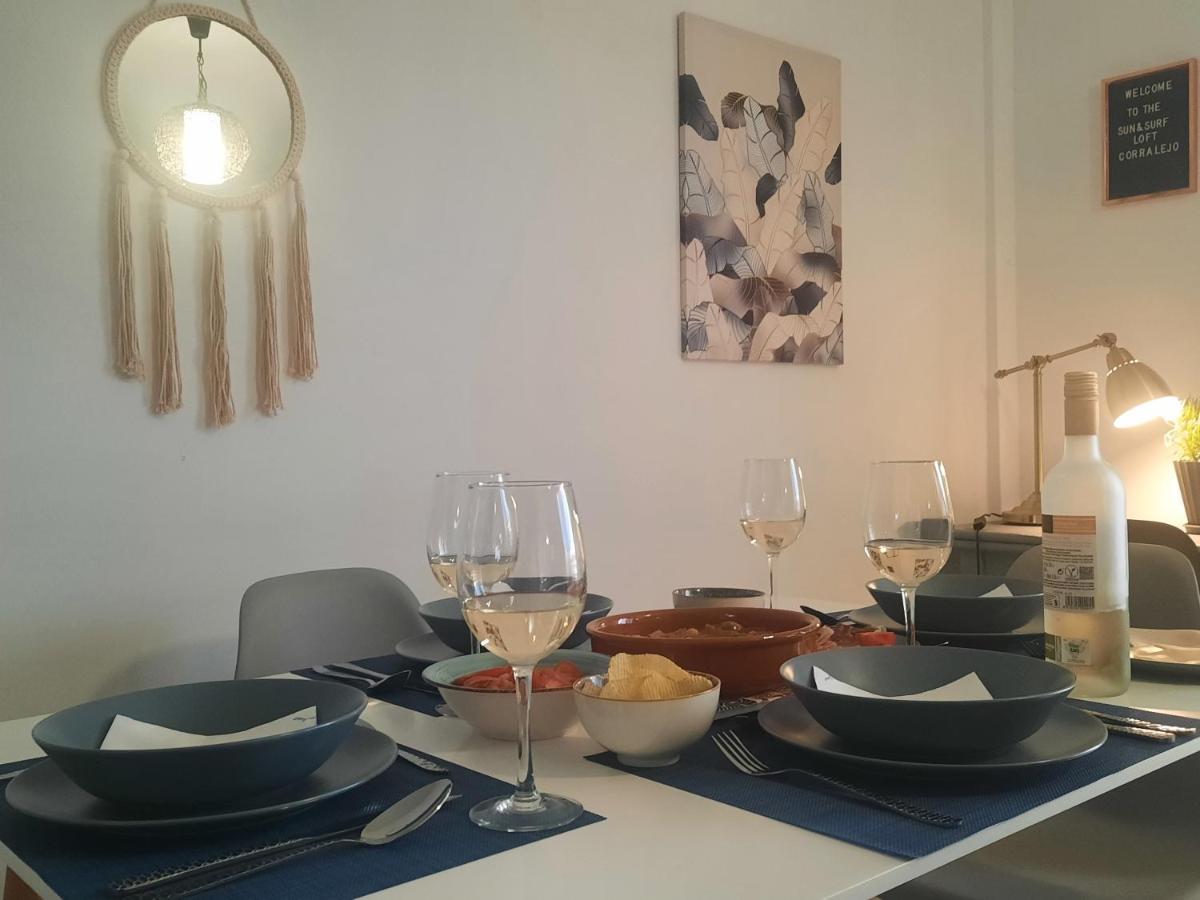 Sun & Surf Loft, Near Main Street And Beach, Wifi Fiber, Winter Garden With Sea View Corralejo Luaran gambar